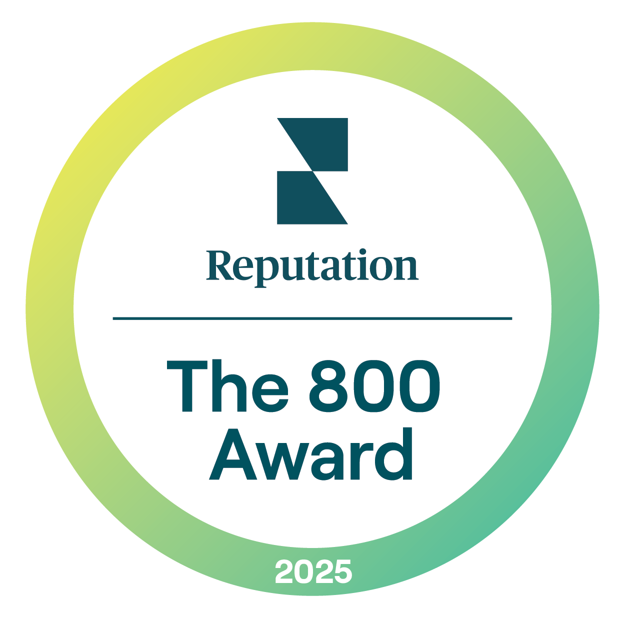 Reputation 800 Award